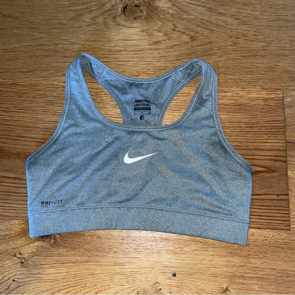Grey Nike Sports Bra